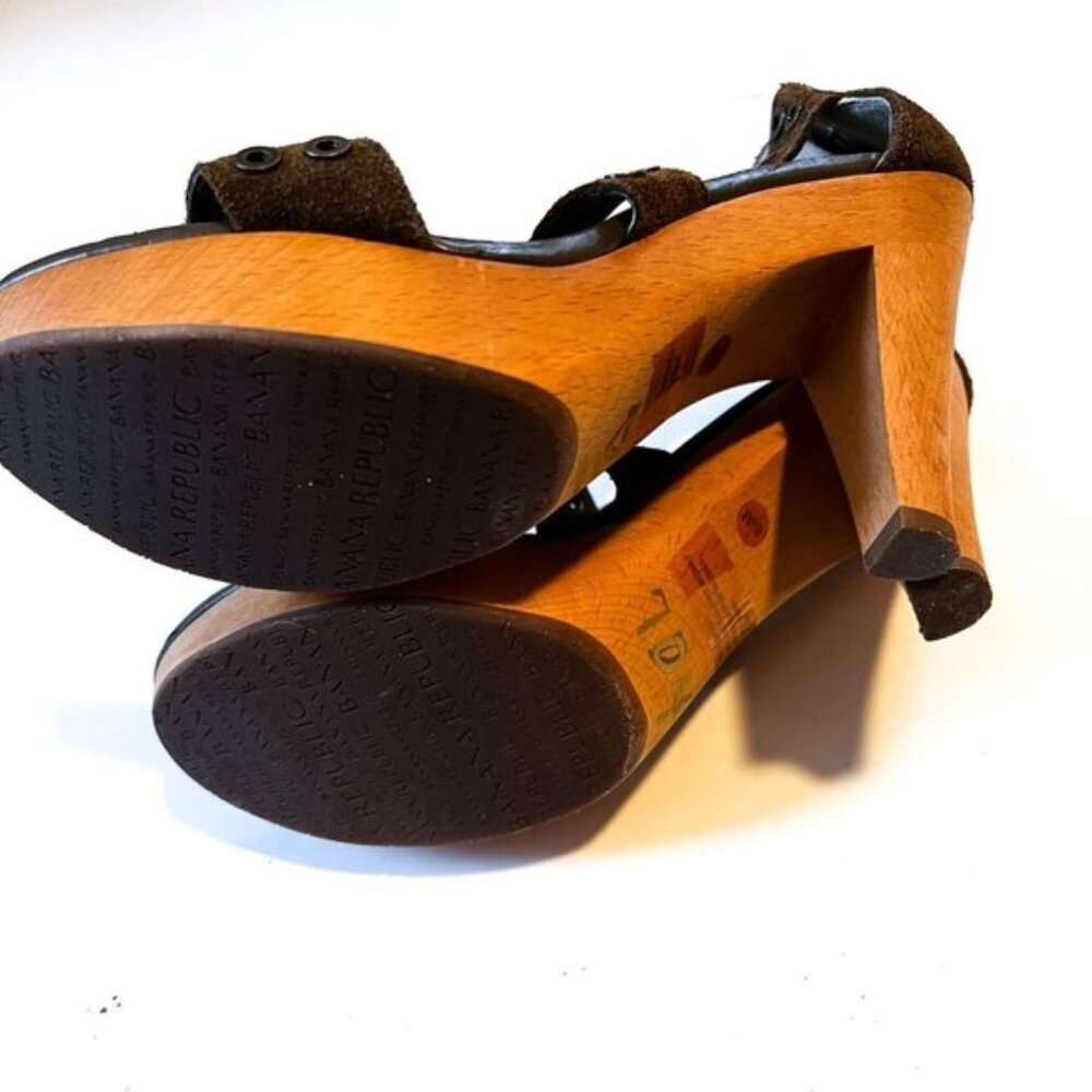 Banana Republic Bethel Suede Heel Sandals NEW!! - Picture 12 of 13
